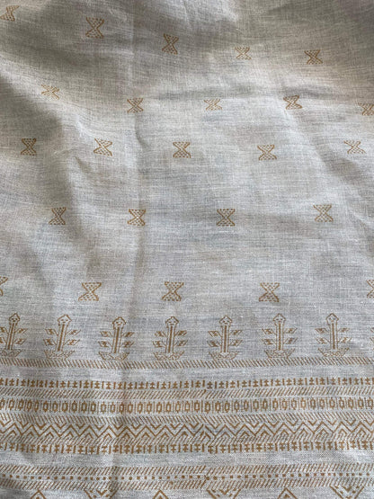 58" inches Indian Hand Block Print Fabric, Indian Linen Fabric, Block Print Fabric, Designer Floral Printing Fabric, Upholstery fabric,