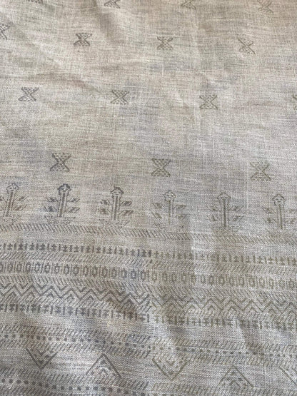 58" inches Indian Hand Block Print Fabric, Indian Linen Fabric, Block Print Fabric, Designer Floral Printing Fabric, Upholstery fabric,