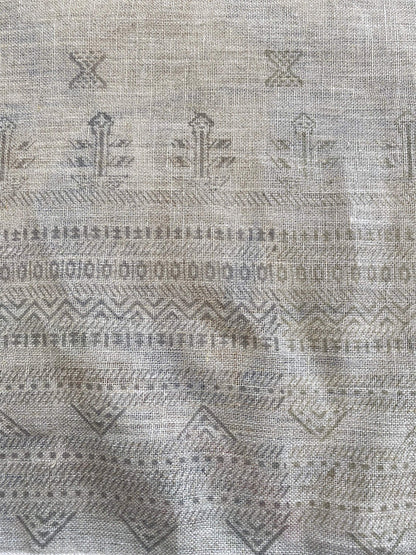 58" inches Indian Hand Block Print Fabric, Indian Linen Fabric, Block Print Fabric, Designer Floral Printing Fabric, Upholstery fabric,