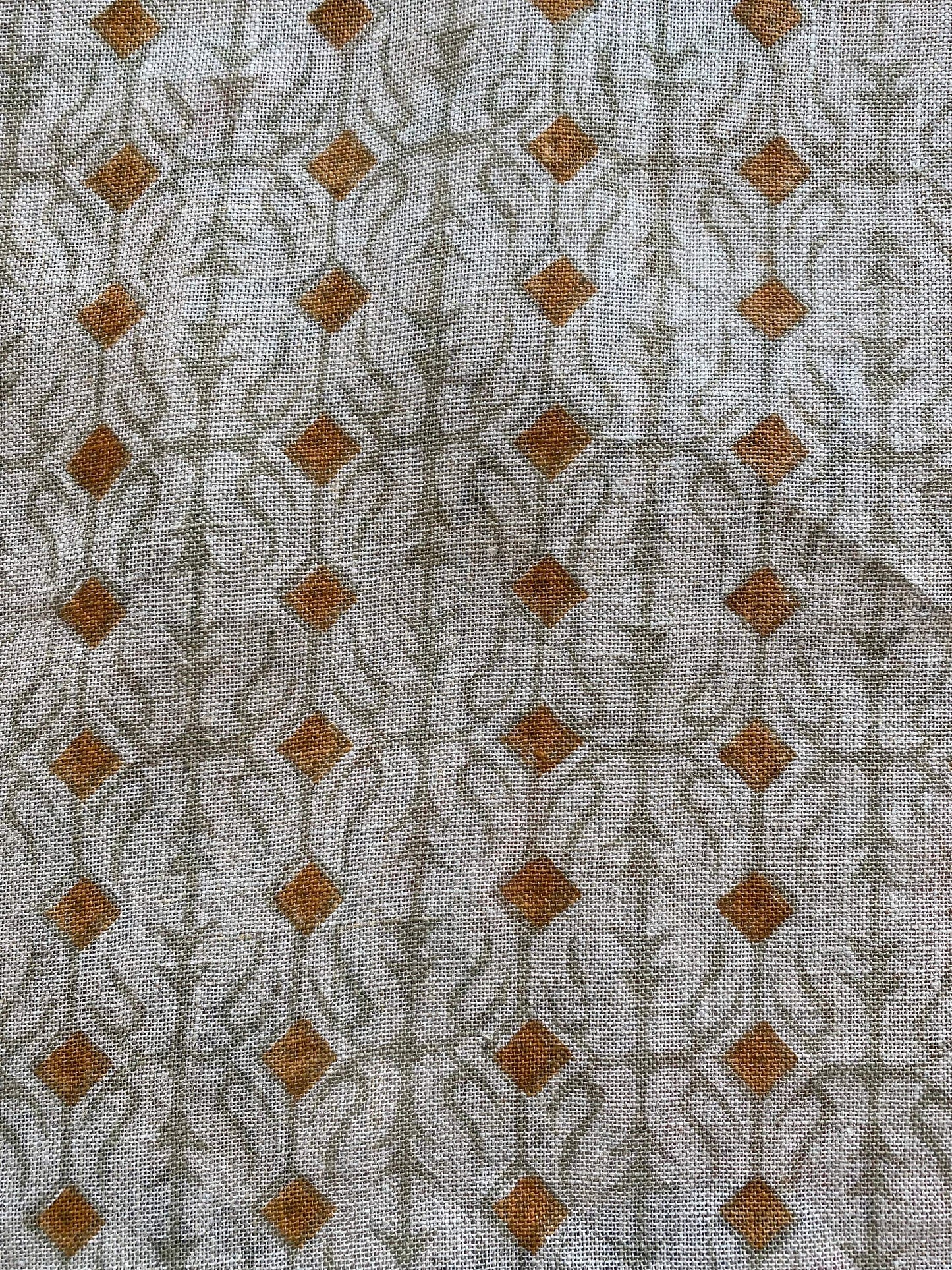 58" inches Indian Hand Block Print Fabric, Indian Linen Fabric, Block Print Fabric, Designer Floral Printing Fabric, Upholstery fabric, - Maple Village Lane