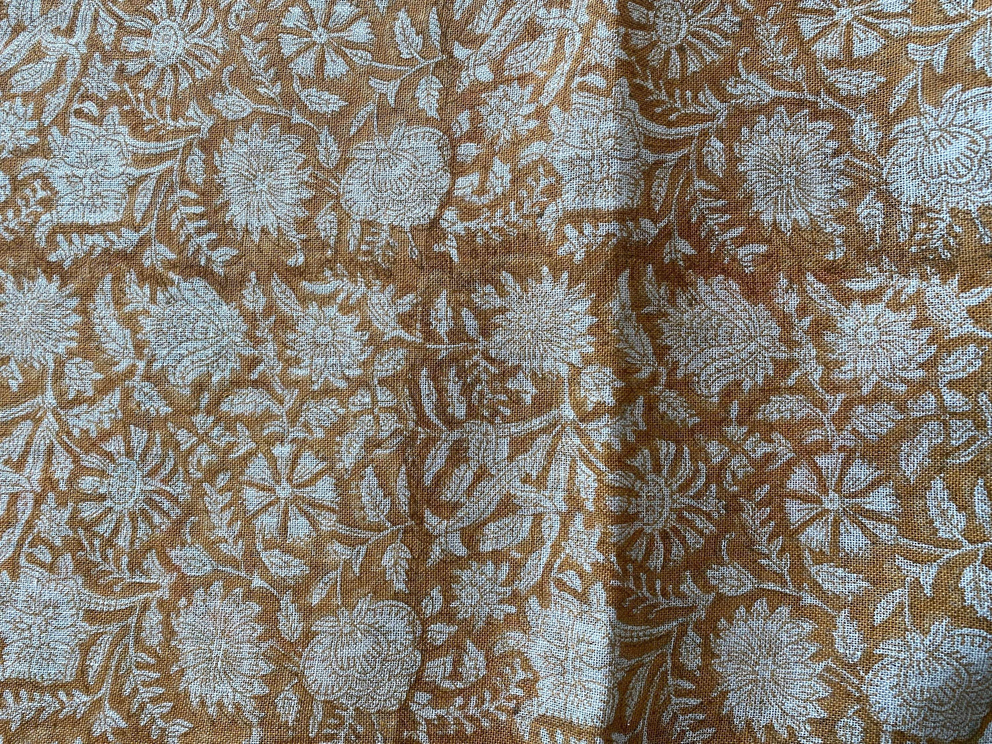 58" inches Indian Hand Block Print Fabric, Indian Linen Fabric, Block Print Fabric, Designer Floral Printing Fabric, Upholstery fabric,