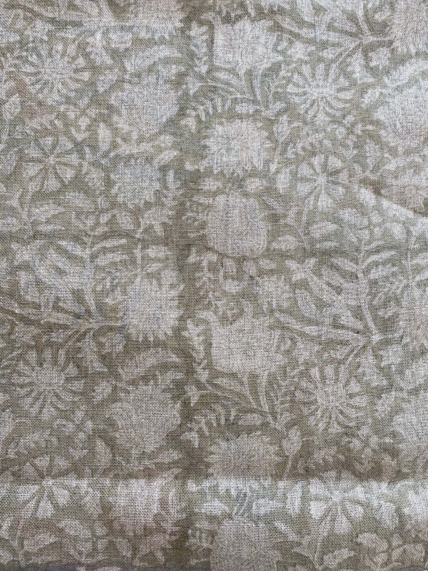 58" inches Indian Hand Block Print Fabric, Indian Linen Fabric, Block Print Fabric, Designer Floral Printing Fabric, Upholstery fabric,