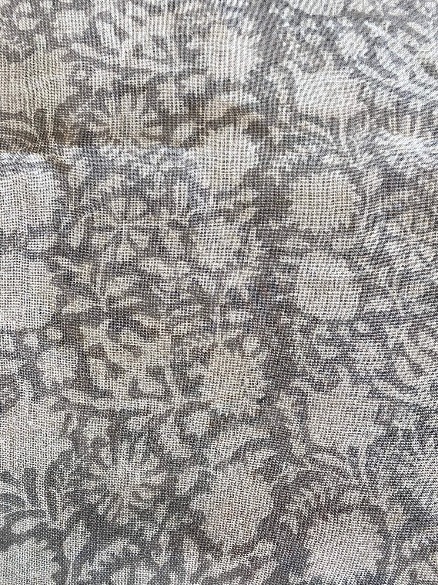 58" inches Indian Hand Block Print Fabric, Indian Linen Fabric, Block Print Fabric, Designer Floral Printing Fabric, Upholstery fabric,