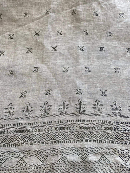 58" inches Indian Hand Block Print Fabric, Indian Linen Fabric, Block Print Fabric, Designer Floral Printing Fabric, Upholstery fabric,