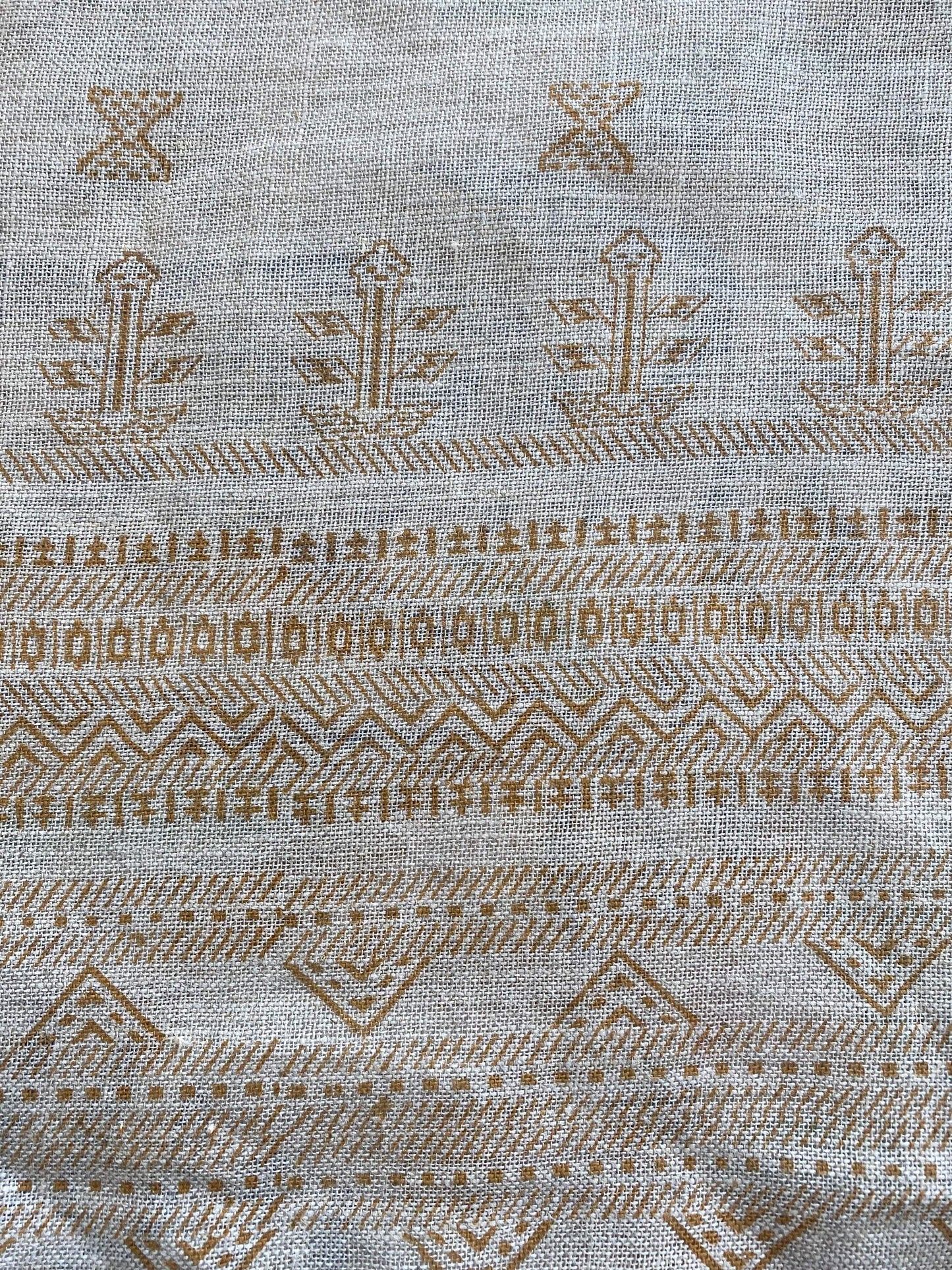 58" inches Indian Hand Block Print Fabric, Indian Linen Fabric, Block Print Fabric, Designer Floral Printing Fabric, Upholstery fabric,