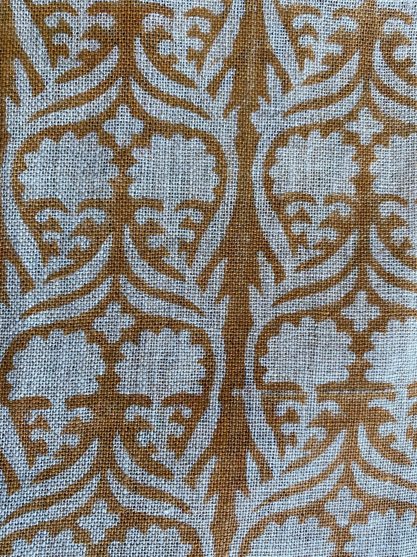 58" inches Indian Hand Block Print Fabric, Indian Linen Fabric, Block Print Fabric, Designer Floral Printing Fabric, Upholstery fabric,