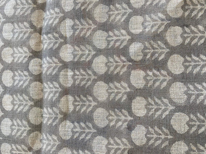 58" inches Indian Hand Block Print Fabric, Indian Linen Fabric, Block Print Fabric, Designer Floral Printing Fabric, Upholstery fabric,