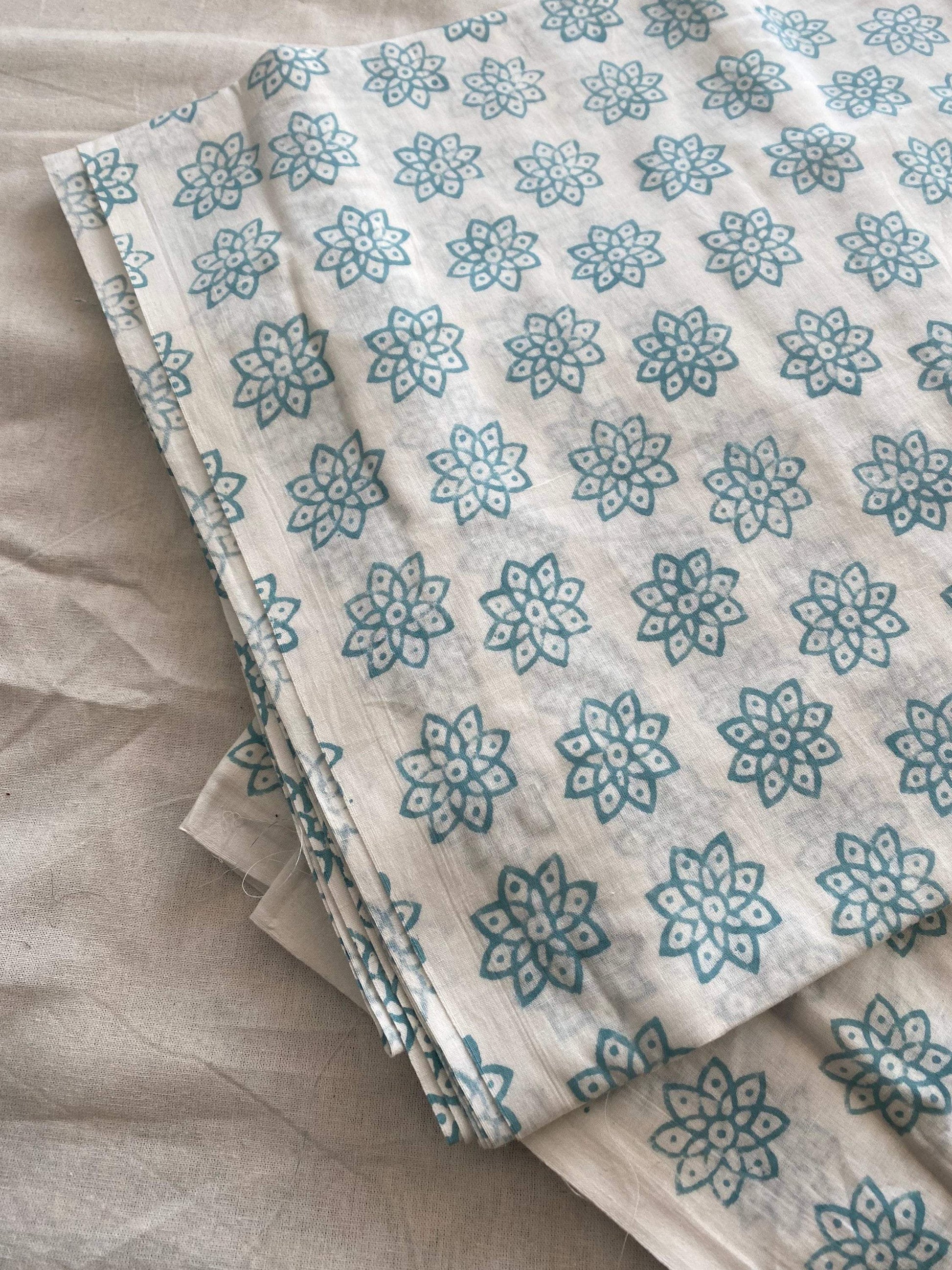 Cotton fabric, Fabric by yard, Hand printed fabric, Block Print Fabric, Indian Fabric