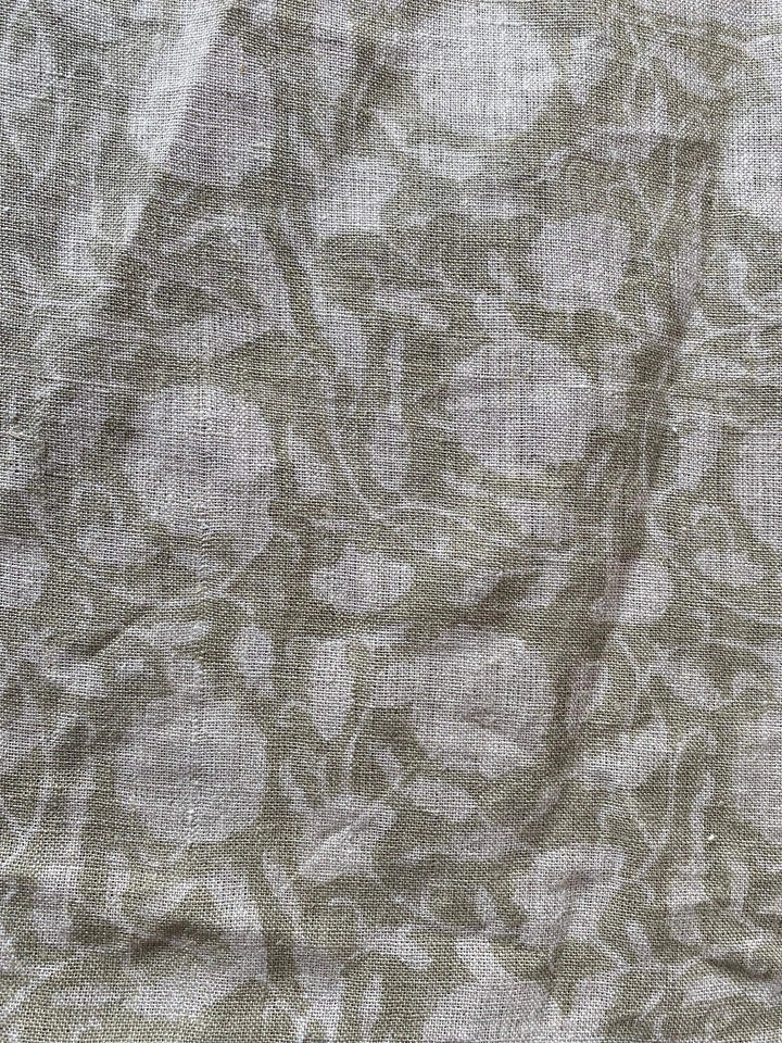 58" inches Indian Hand Block Print Fabric, Indian Linen Fabric, Block Print Fabric, Designer Floral Printing Fabric, Upholstery fabric, - Maple Village Lane