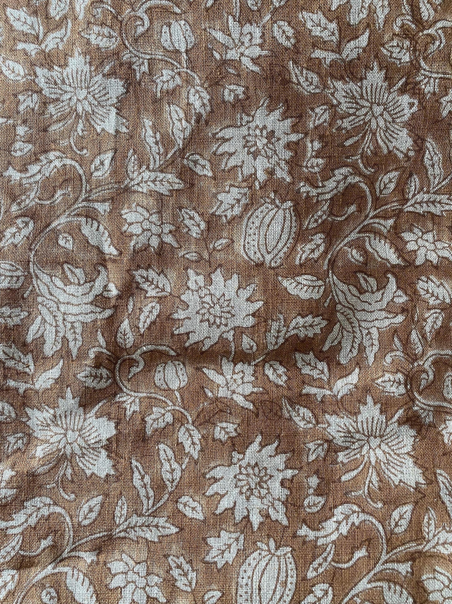 58" inches Indian Hand Block Print Fabric, Indian Linen Fabric, Block Print Fabric, Designer Floral Printing Fabric, Upholstery fabric,