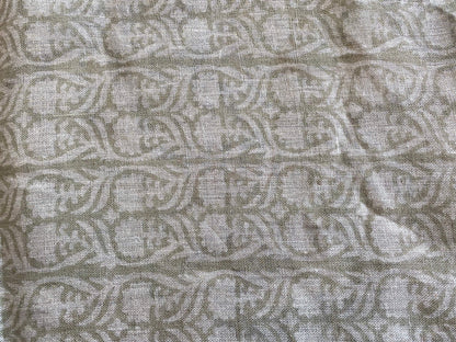 58" inches Indian Hand Block Print Fabric, Indian Linen Fabric, Block Print Fabric, Designer Floral Printing Fabric, Upholstery fabric,