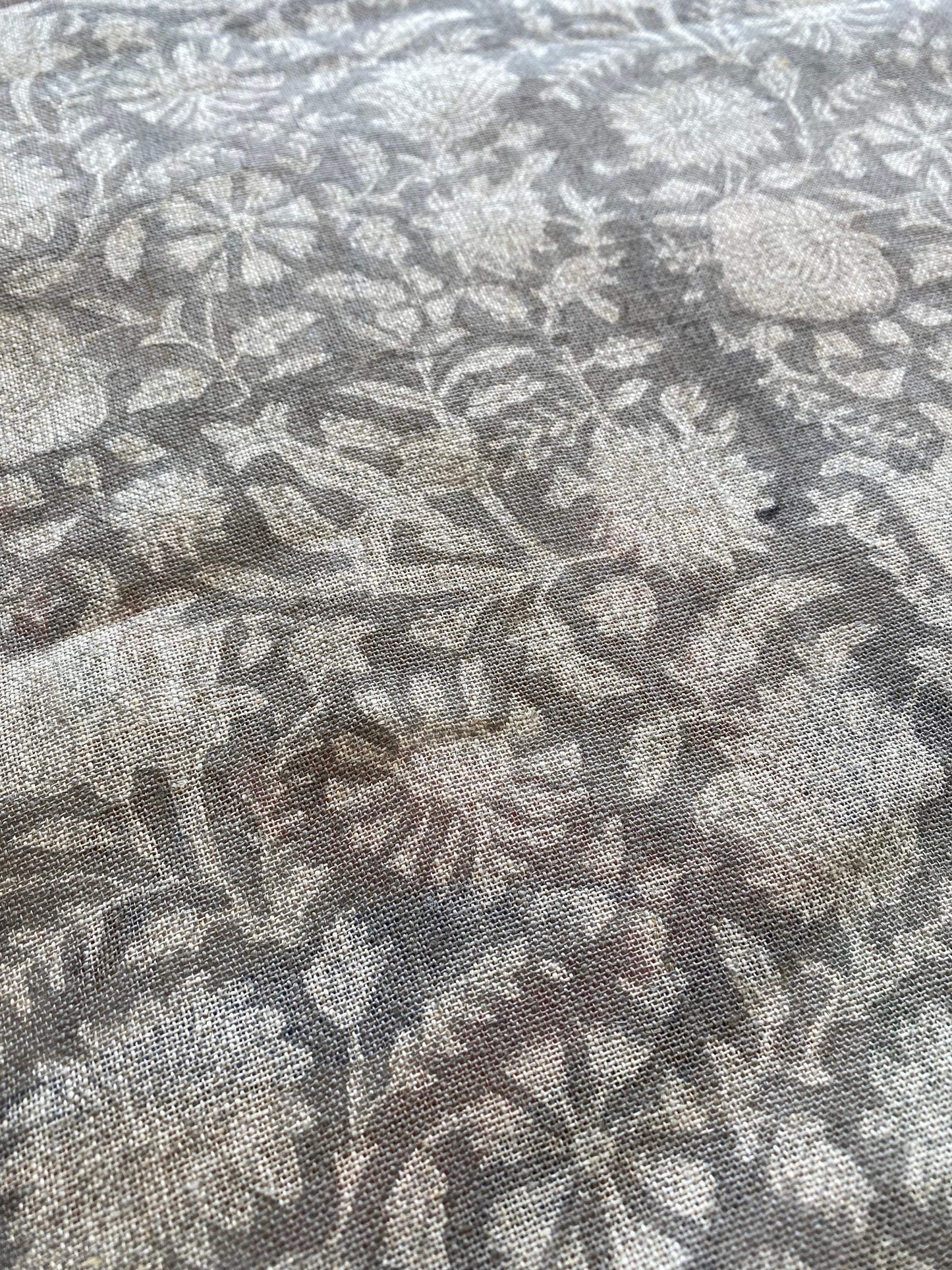 58" inches Indian Hand Block Print Fabric, Indian Linen Fabric, Block Print Fabric, Designer Floral Printing Fabric, Upholstery fabric,