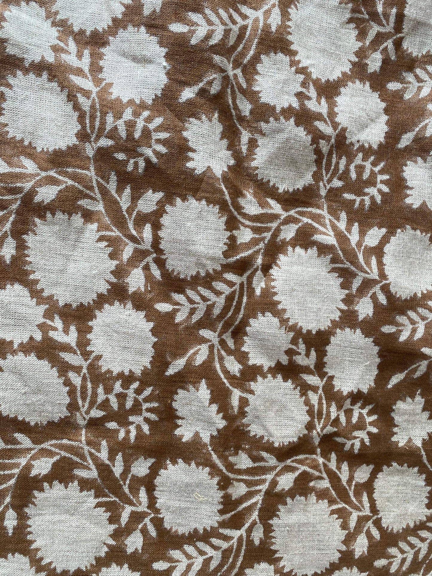 58" inches Indian Hand Block Print Fabric, Indian Linen Fabric, Block Print Fabric, Designer Floral Printing Fabric, Upholstery fabric,