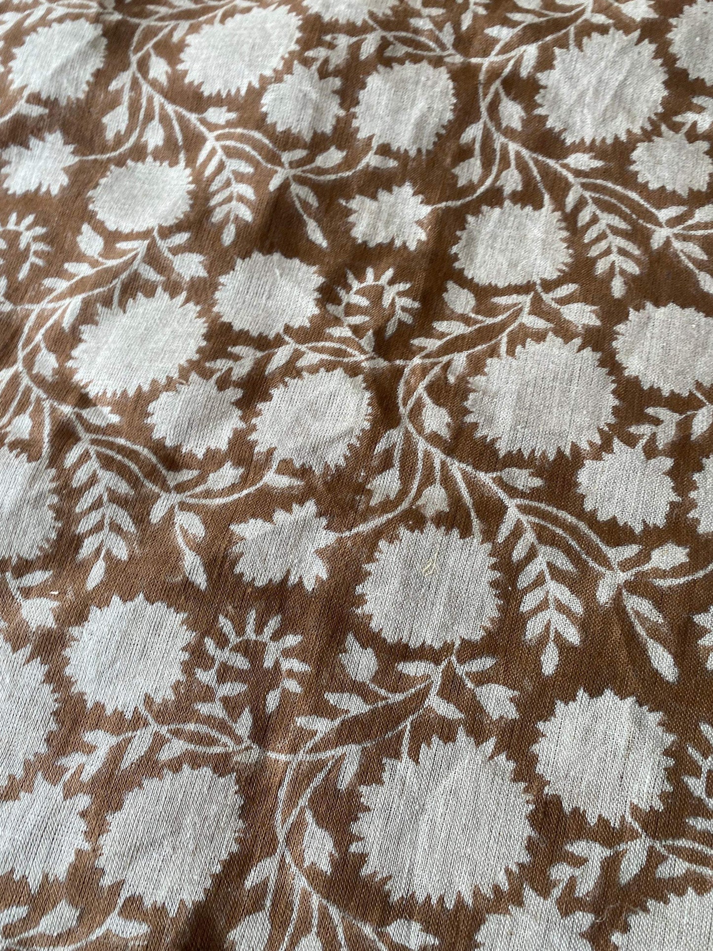 58" inches Indian Hand Block Print Fabric, Indian Linen Fabric, Block Print Fabric, Designer Floral Printing Fabric, Upholstery fabric,