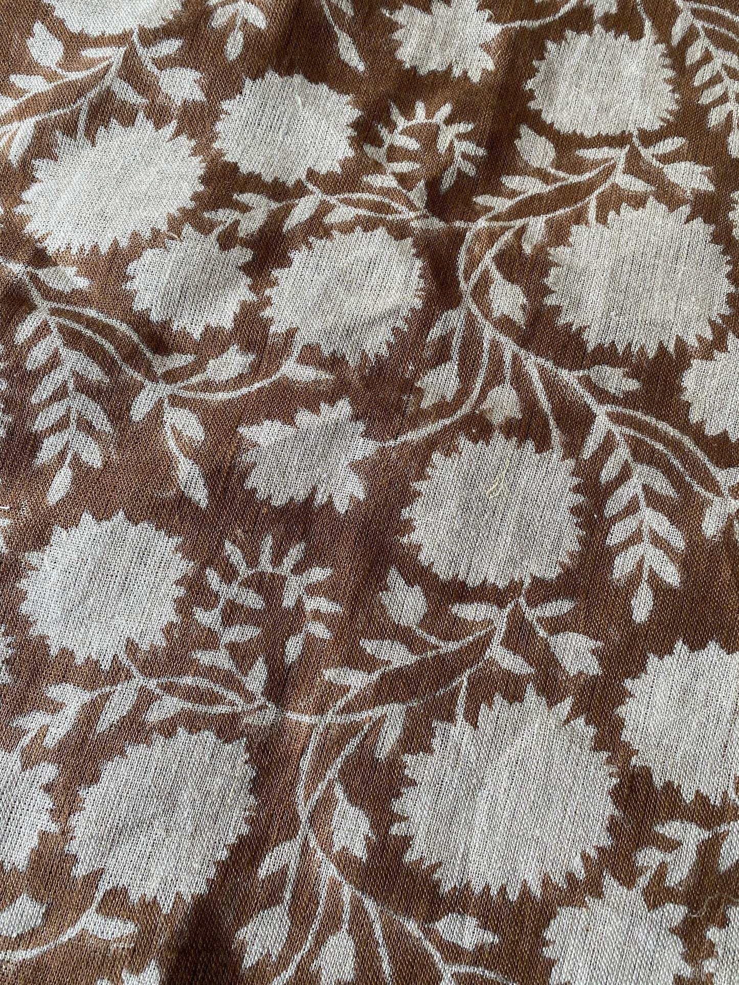 58" inches Indian Hand Block Print Fabric, Indian Linen Fabric, Block Print Fabric, Designer Floral Printing Fabric, Upholstery fabric,