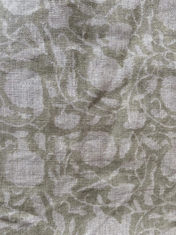Opal Hand Block Printed Linen