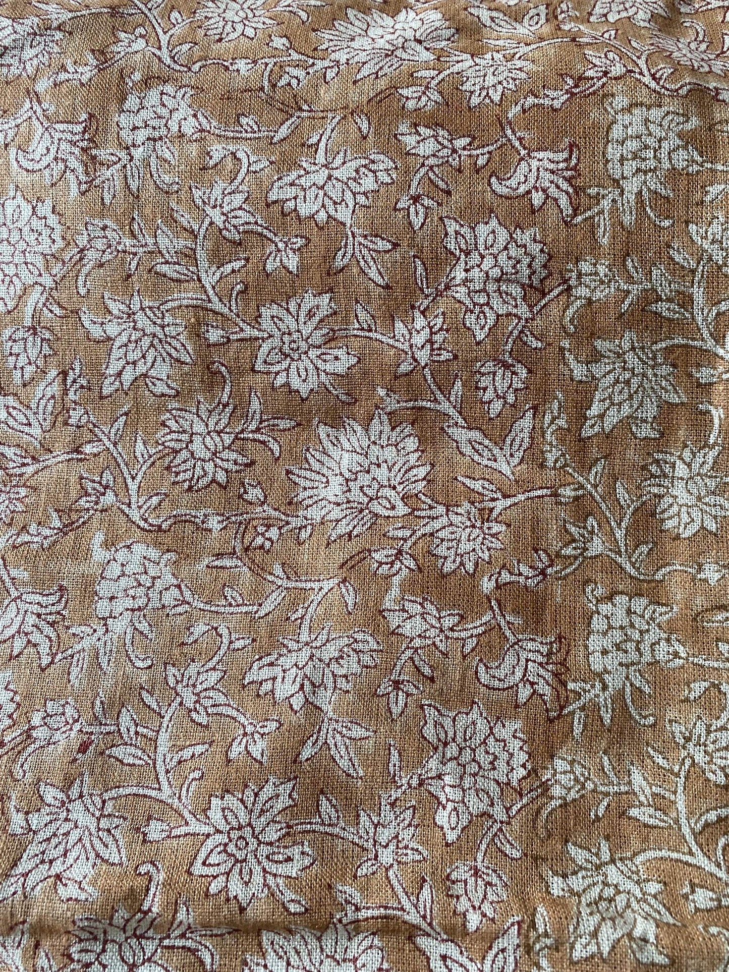 Linen fabric, Fabric by yard, Hand printed fabric, Block Print Fabric, Indian Fabric