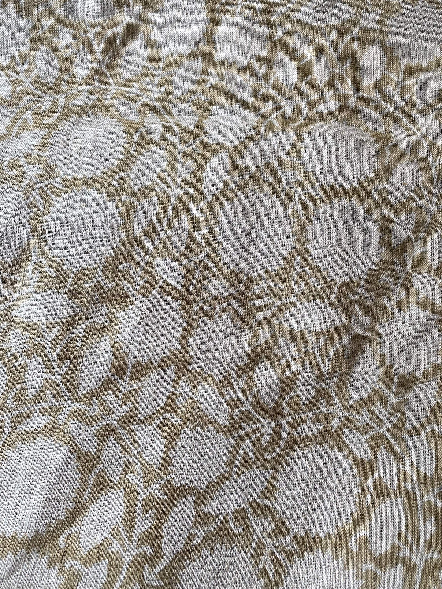 Linen fabric, Fabric by yard, Hand printed fabric, Block Print Fabric, Indian Fabric