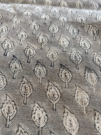 58" inches Indian Hand Block Print Fabric, Indian Linen Fabric, Block Print Fabric, Designer Floral Printing Fabric, Upholstery fabric,