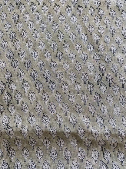 58" inches Indian Hand Block Print Fabric, Indian Linen Fabric, Block Print Fabric, Designer Floral Printing Fabric, Upholstery fabric,