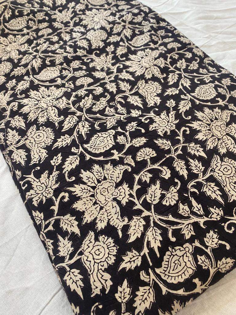 Indian Cotton Block Print Fabric by the Yard -Sewing and Quilting Fabric - Maple Village Lane