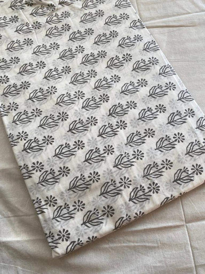 Indian Cotton Block Print Fabric by the Yard -Sewing and Quilting Fabric - Maple Village Lane