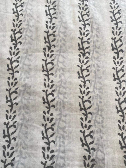 Indian Cotton Block Print Fabric by the Yard -Sewing and Quilting Fabric - Maple Village Lane