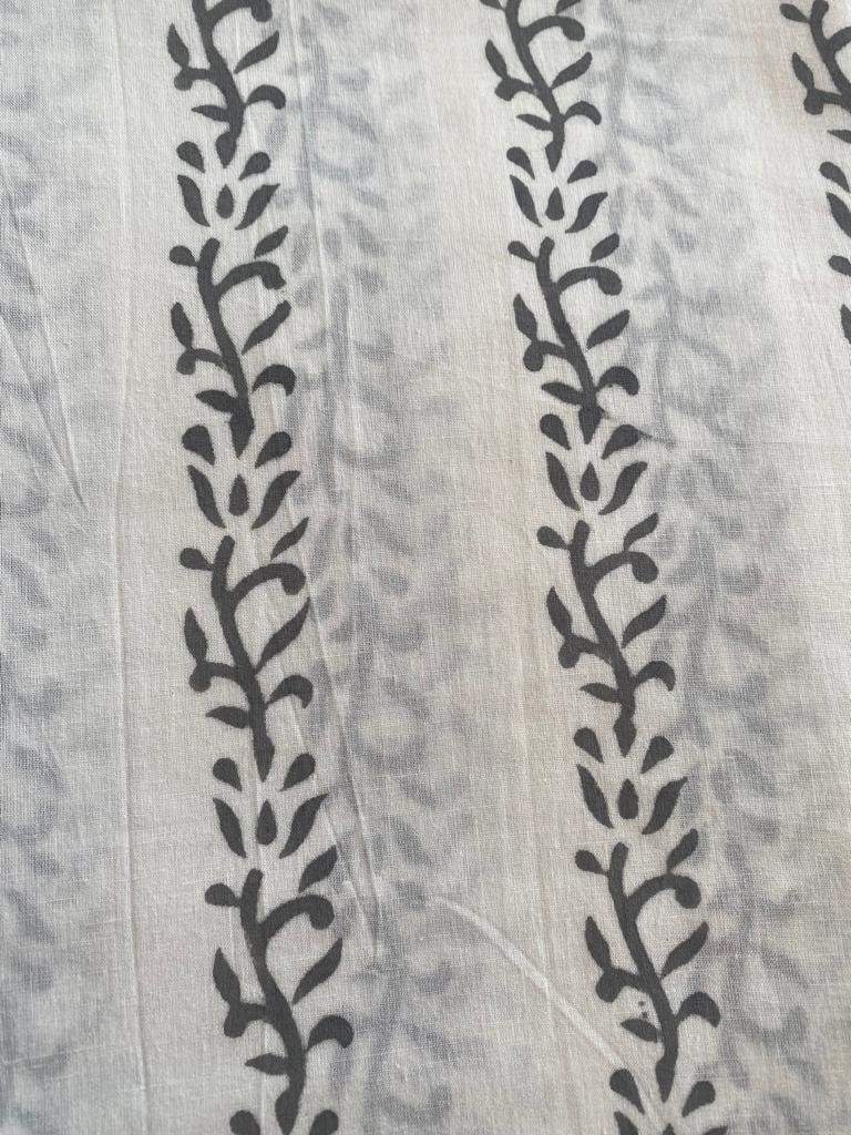 Indian Cotton Block Print Fabric by the Yard -Sewing and Quilting Fabric - Maple Village Lane