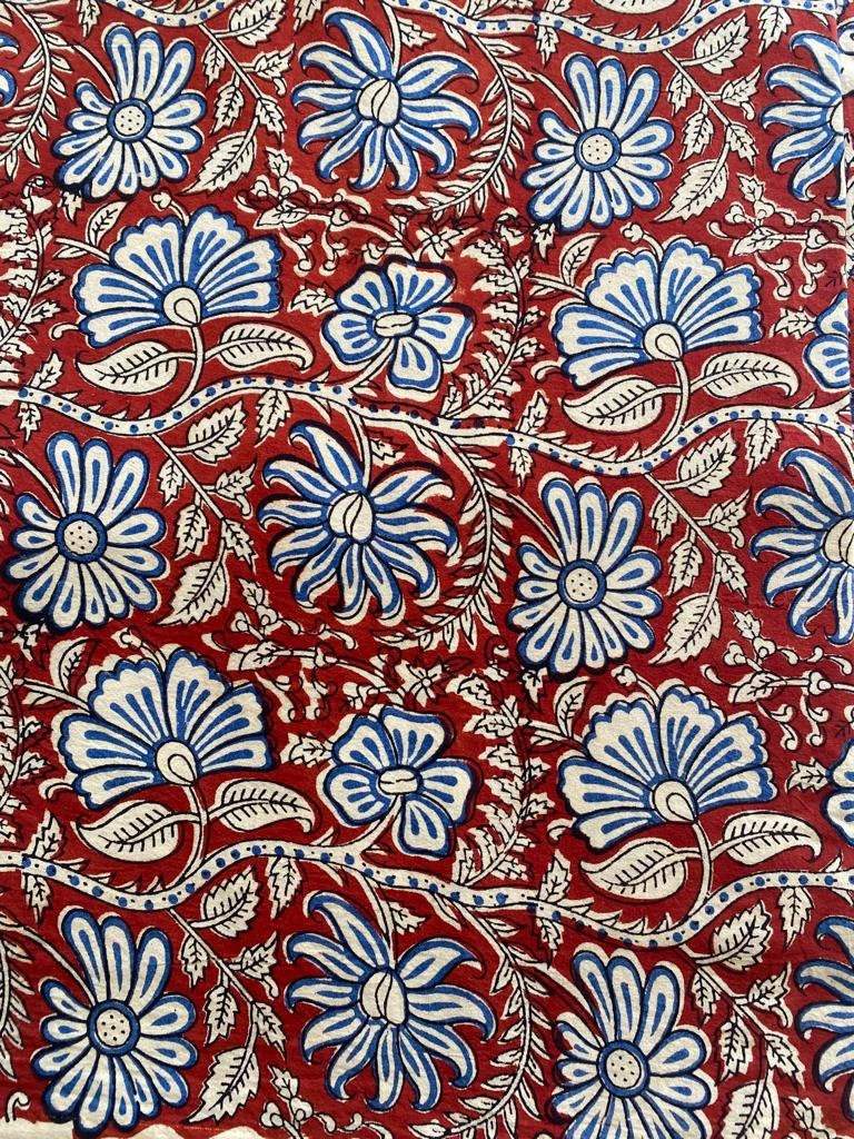 By Yards Hand Block Print Fabric, Indian Cotton Fabric, Printed Cotton Fabric, Cotton Printed Fabric, Printed Fabric, Block Print Fabric - Maple Village Lane