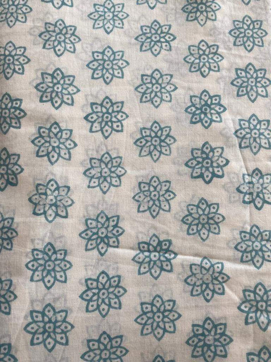 Cotton fabric, Fabric by yard, Hand printed fabric, Block Print Fabric, Indian Fabric