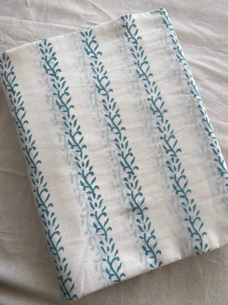 Indian Cotton Block Print Fabric by the Yard -Sewing and Quilting Fabric - Maple Village Lane