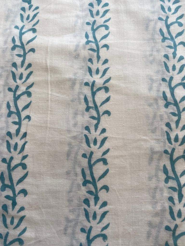 Indian Cotton Block Print Fabric by the Yard -Sewing and Quilting Fabric - Maple Village Lane