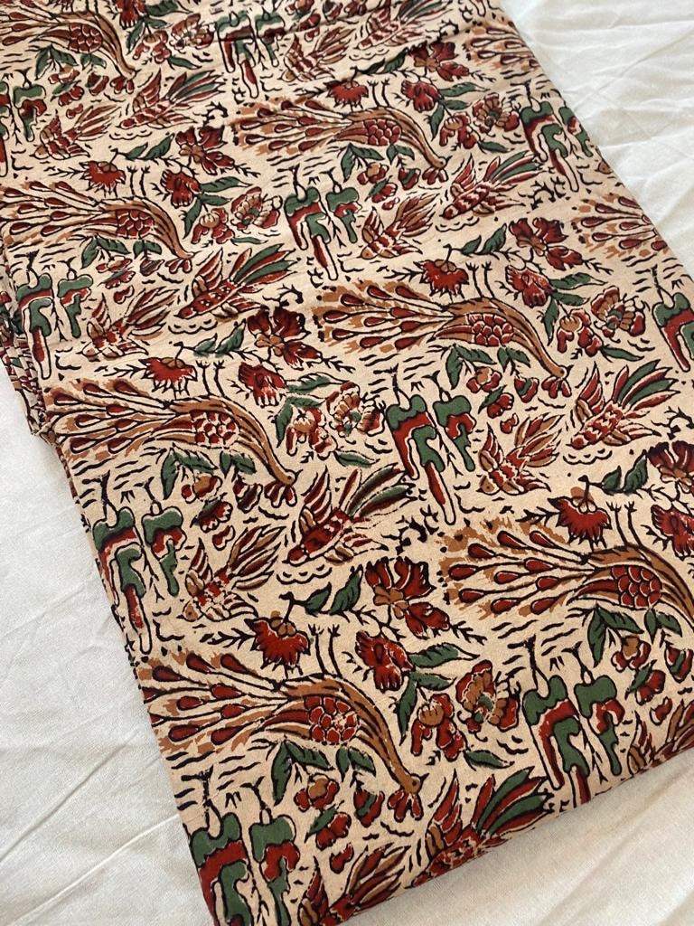 Indian Cotton Block Print Fabric by the Yard -Sewing and Quilting Fabric - Maple Village Lane