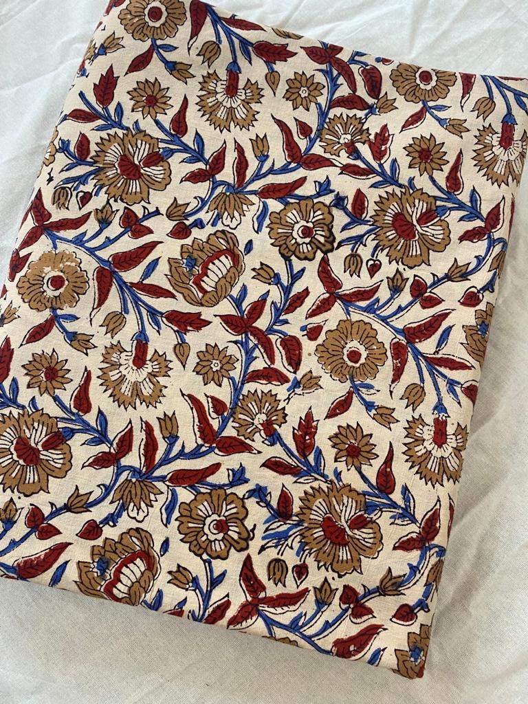 Cotton fabric, Fabric by yard, Hand printed fabric, Block Print Fabric, Indian Fabric