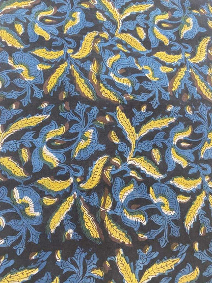 Indian Cotton Block Print Fabric by the Yard -Sewing and Quilting Fabric - Maple Village Lane