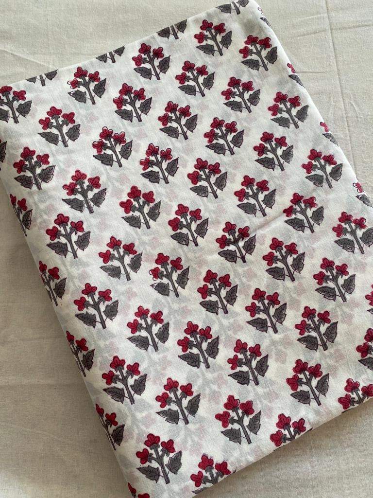 Cotton fabric, Fabric by yard, Hand printed fabric, Block Print Fabric, Indian Fabric