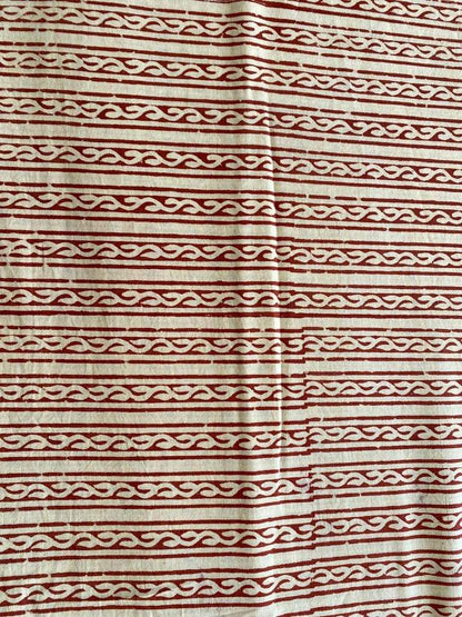 Indian Cotton Block Print Fabric by the Yard -Sewing and Quilting Fabric - Maple Village Lane