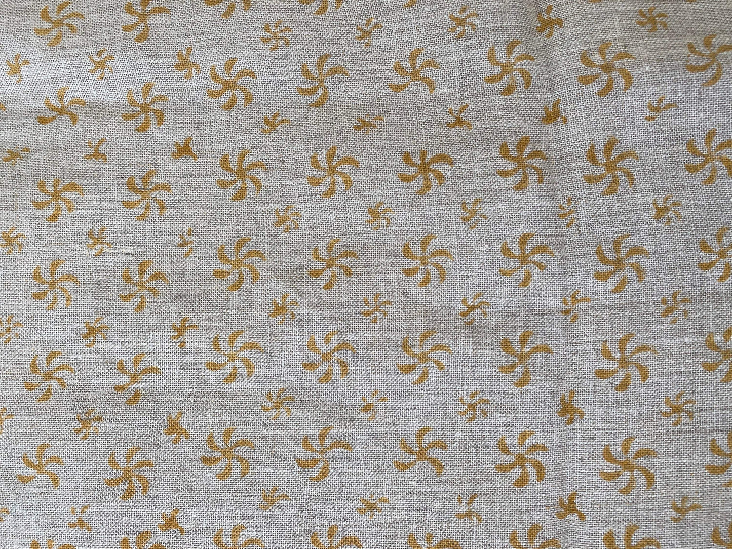 FANTASY || Indian Hand Block Print Fabric, Indian Linen Fabric, Block Print Fabric, Designer Floral Printing Fabric, Upholstery fabric, - Maple Village Lane