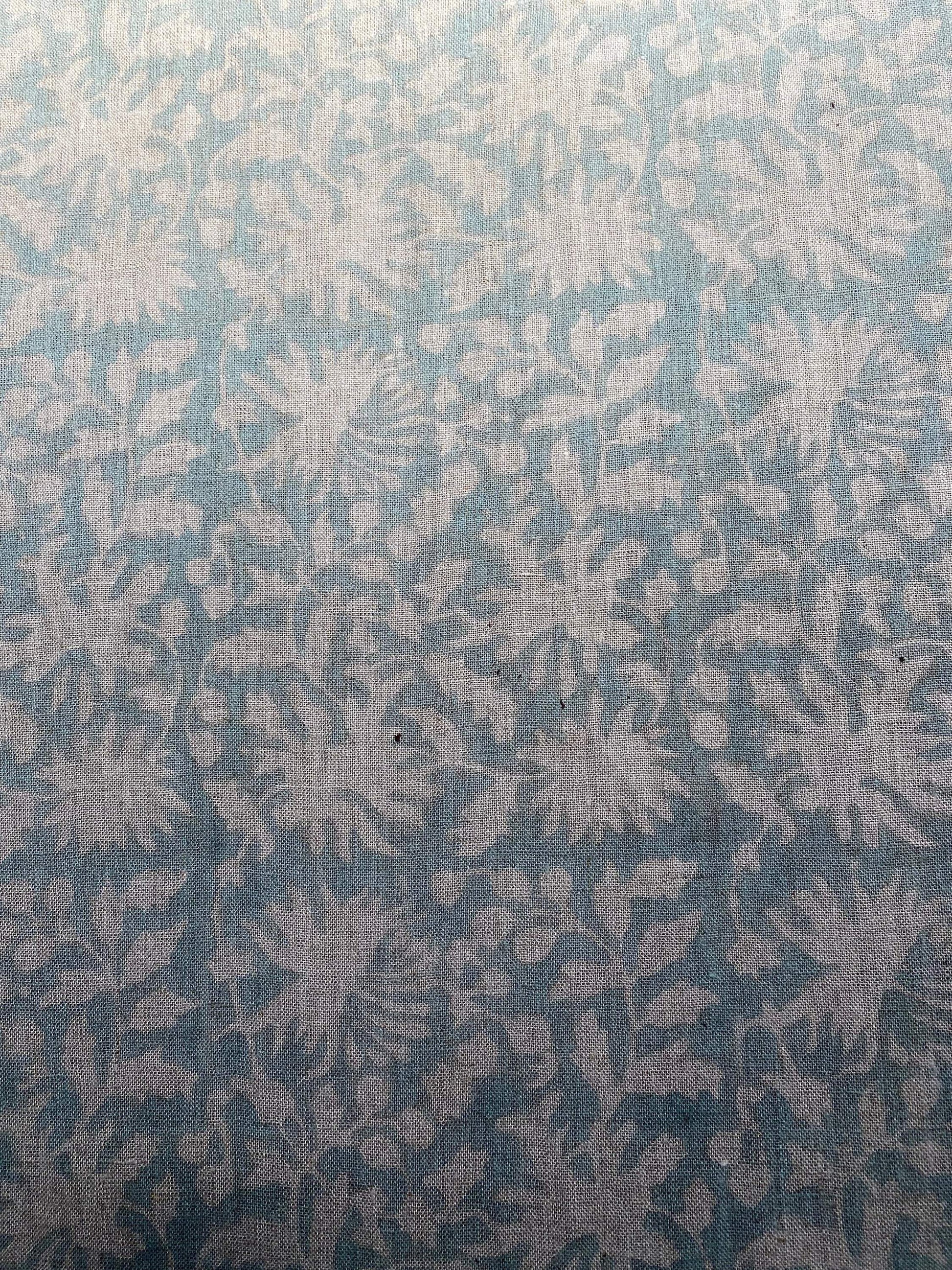 HEMMIRA || Indian Hand Block Print Fabric, Indian Linen Fabric, Block Print Fabric, Designer Floral Printing Fabric, Upholstery fabric, - Maple Village Lane