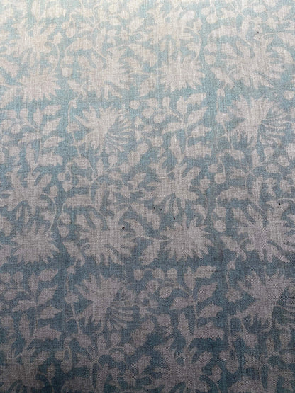 HEMMIRA || Indian Hand Block Print Fabric, Indian Linen Fabric, Block Print Fabric, Designer Floral Printing Fabric, Upholstery fabric, - Maple Village Lane