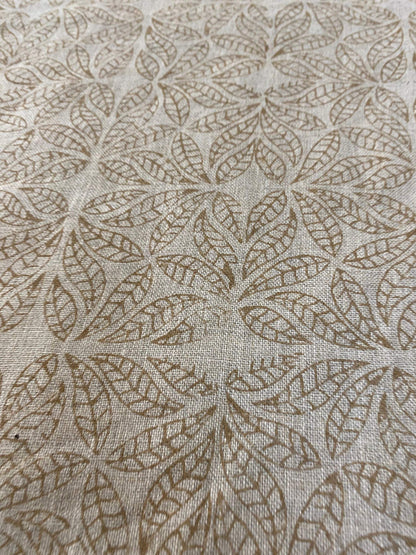 WAHHAN || Indian Hand Block Print Fabric, Indian Linen Fabric, Block Print Fabric, Designer Floral Printing Fabric, Upholstery fabric,Pillow - Maple Village Lane