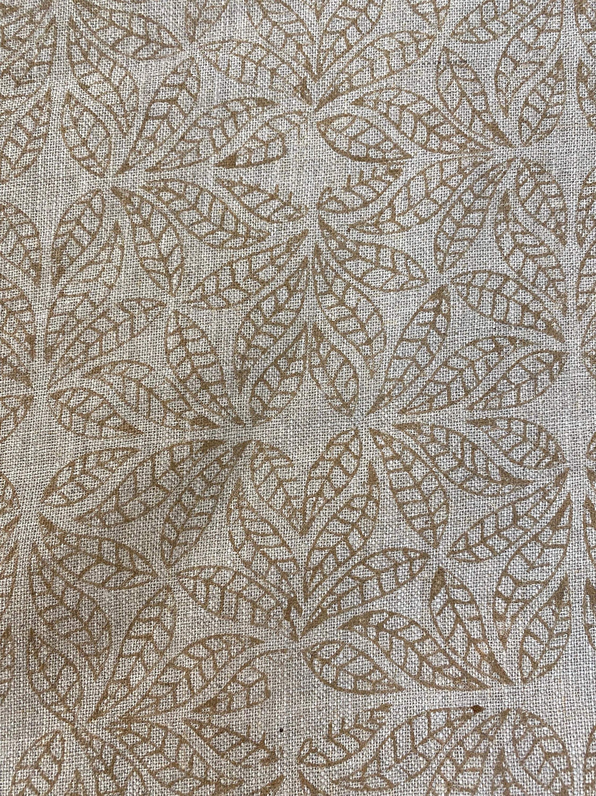 WAHHAN || Indian Hand Block Print Fabric, Indian Linen Fabric, Block Print Fabric, Designer Floral Printing Fabric, Upholstery fabric,Pillow - Maple Village Lane