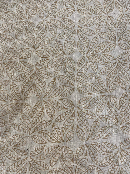 WAHHAN || Indian Hand Block Print Fabric, Indian Linen Fabric, Block Print Fabric, Designer Floral Printing Fabric, Upholstery fabric,Pillow - Maple Village Lane