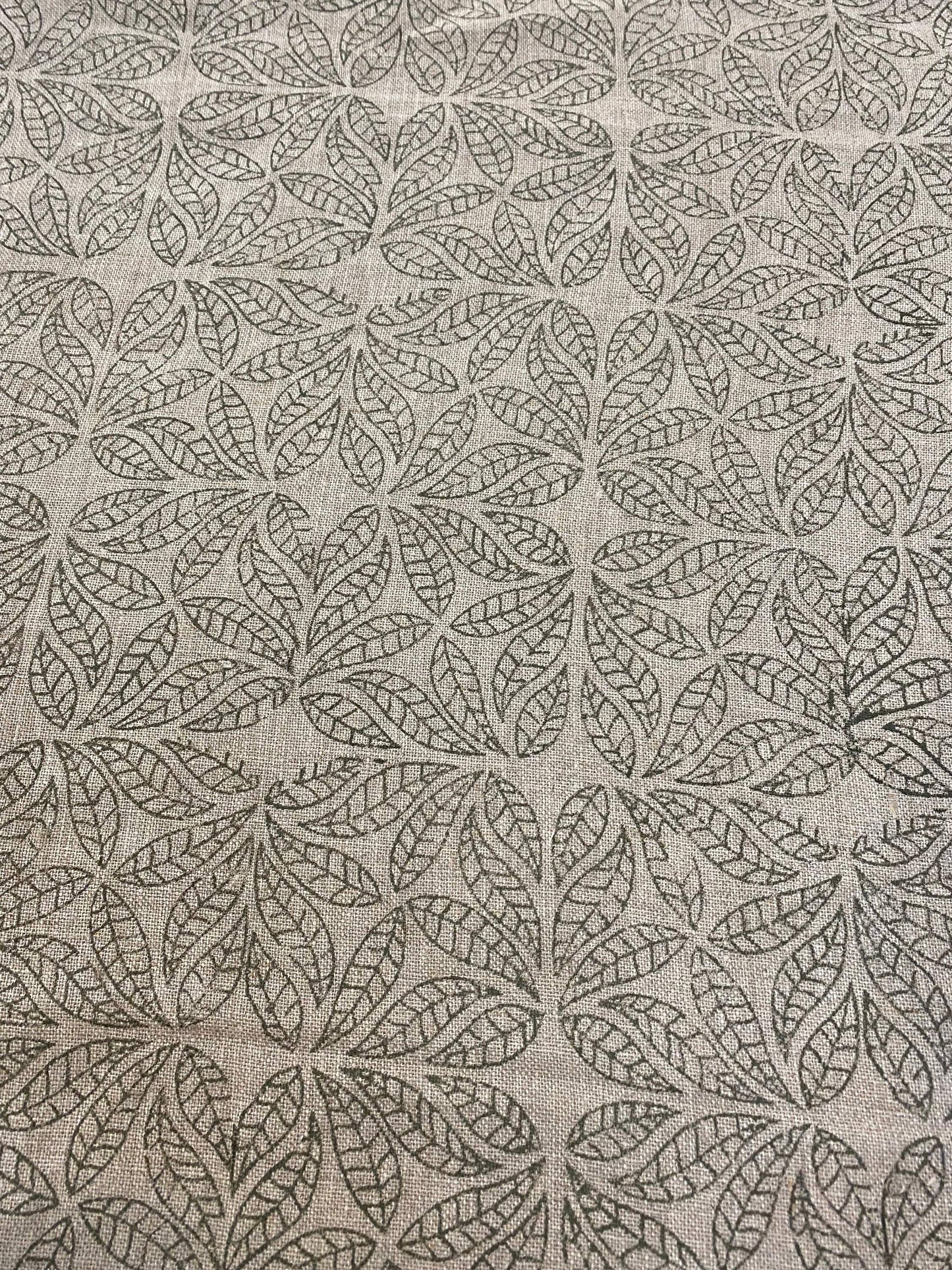 WAHHAN || Indian Hand Block Print Fabric, Indian Linen Fabric, Block Print Fabric, Designer Floral Printing Fabric, Upholstery fabric,Pillow - Maple Village Lane