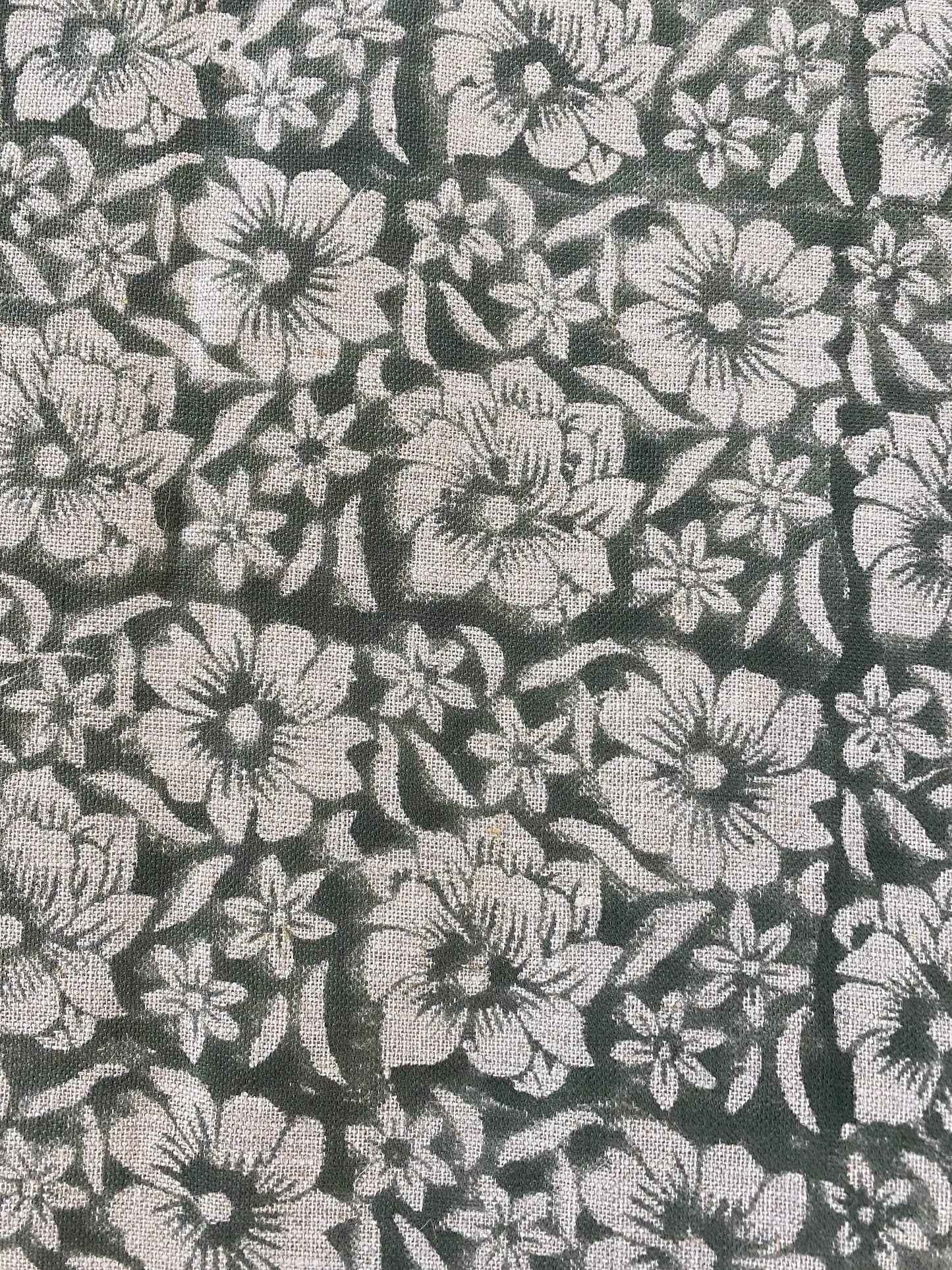 Linen fabric, Fabric by yard, Hand printed fabric, Block Print Fabric, Indian Fabric