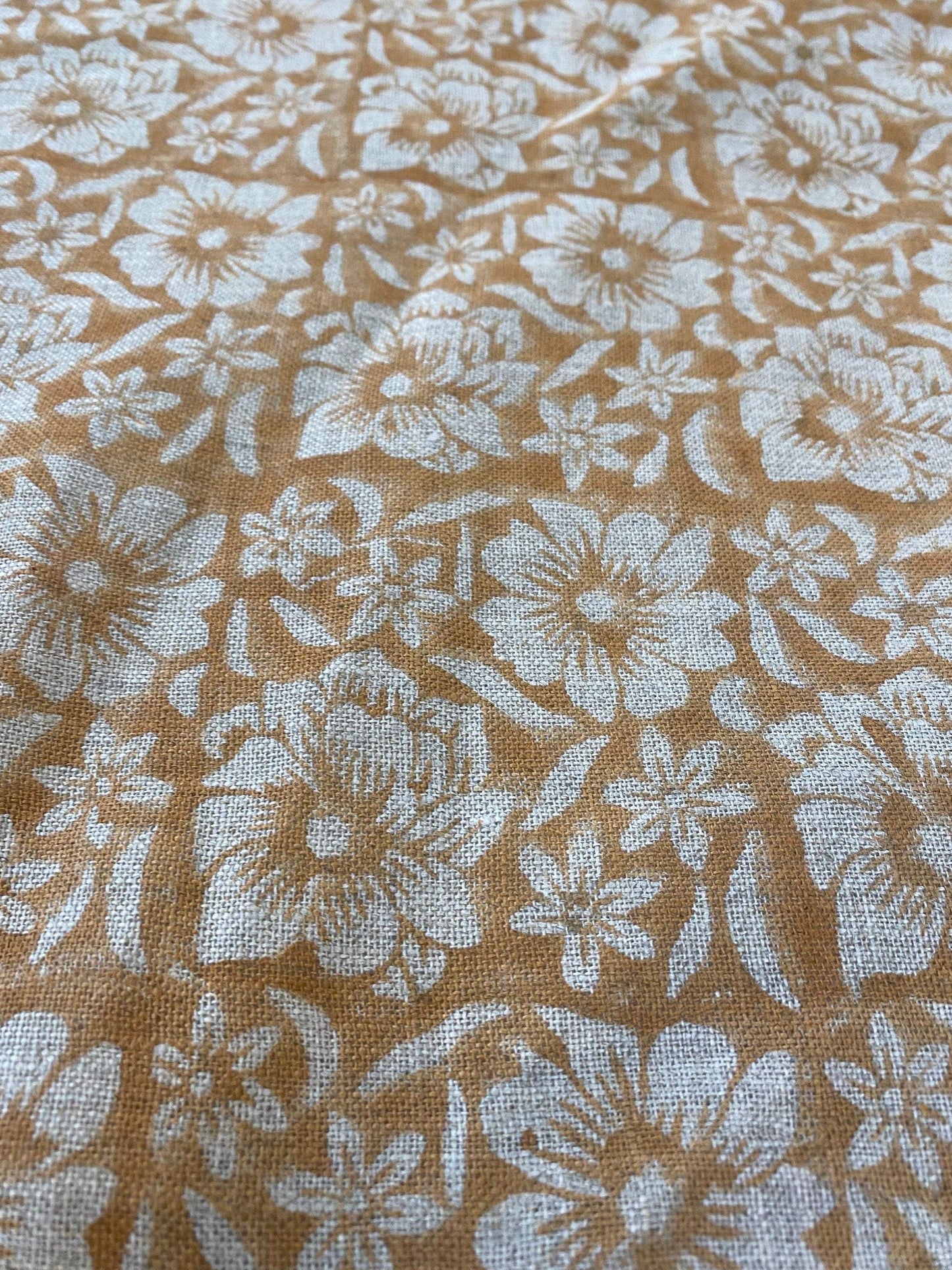 ZAFFRA || Indian Hand Block Print Fabric, Indian Linen Fabric, Block Print Fabric, Designer Floral Printing Fabric, Upholstery fabric, - Maple Village Lane