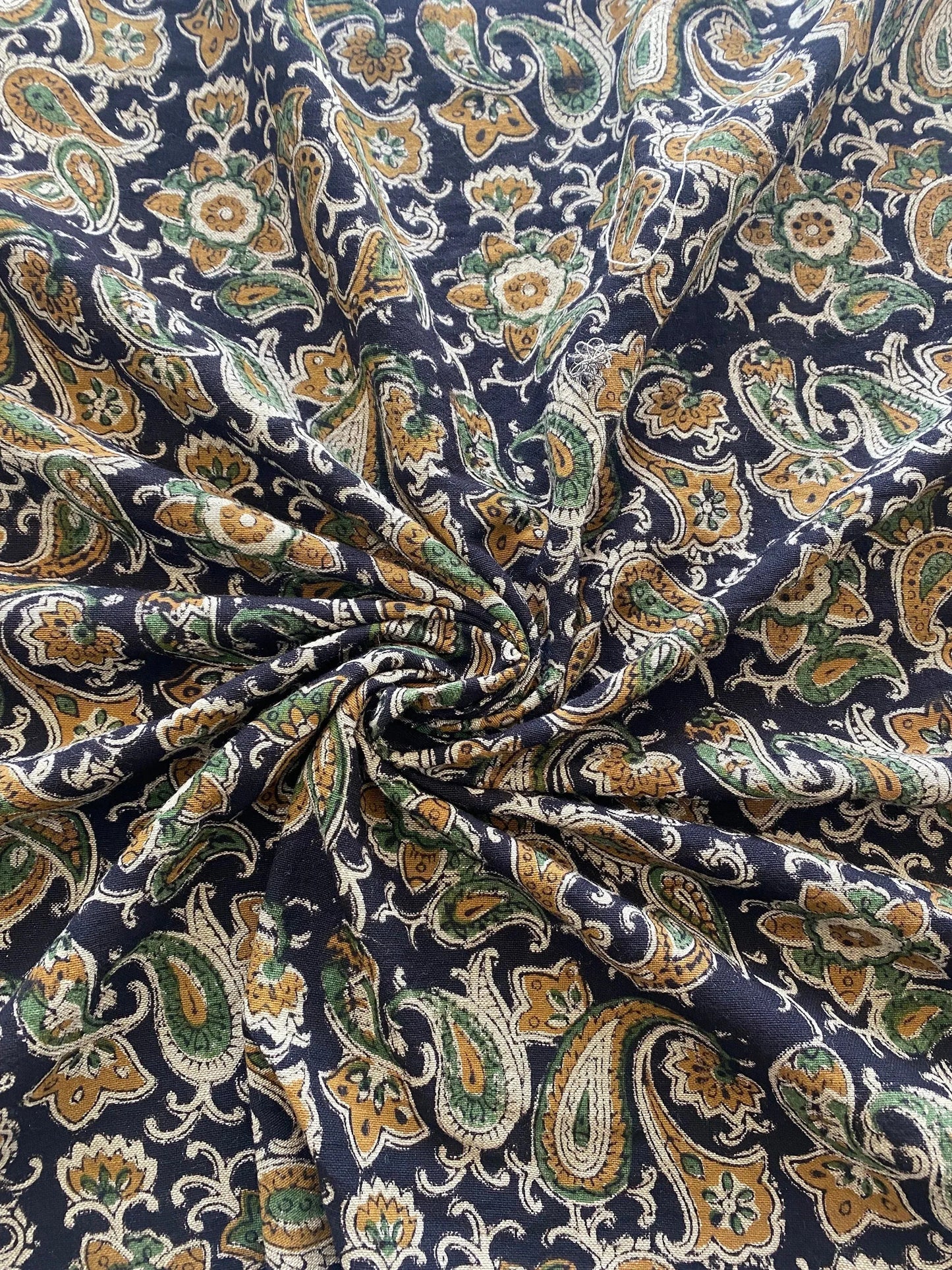 58" inches Indian Hand Block Print Fabric, Indian Linen Fabric, Block Print Fabric, Designer Floral Printing Fabric, Upholstery fabric,