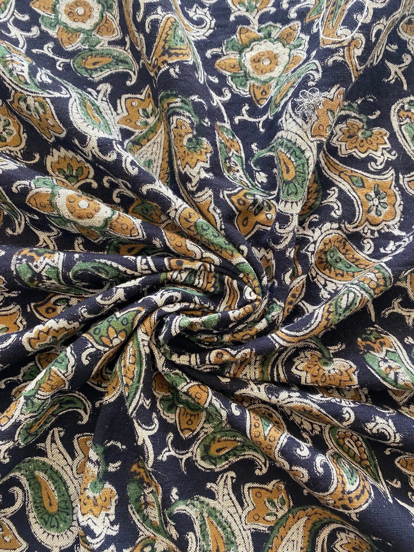 58" inches Indian Hand Block Print Fabric, Indian Linen Fabric, Block Print Fabric, Designer Floral Printing Fabric, Upholstery fabric,