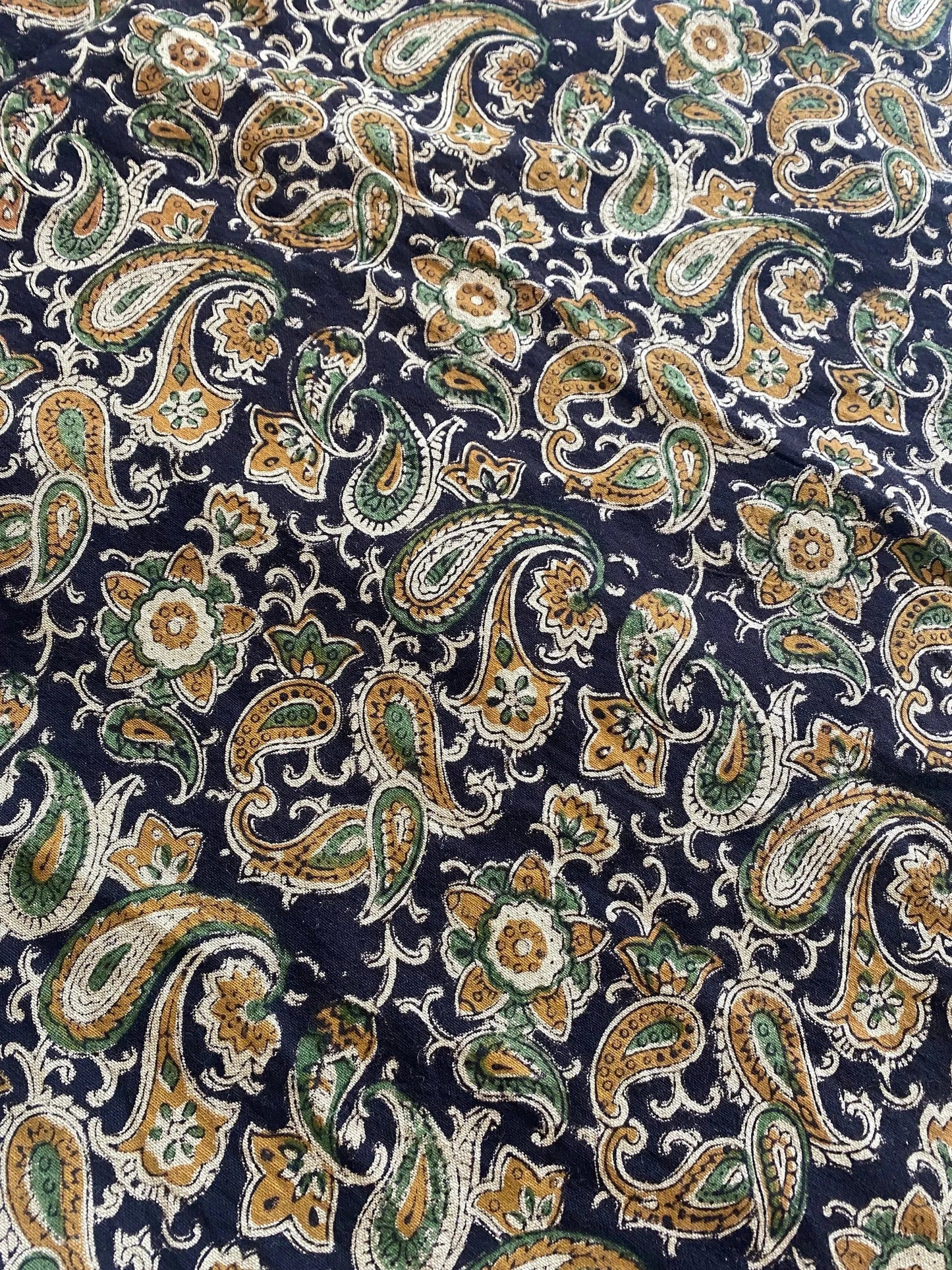 58" inches Indian Hand Block Print Fabric, Indian Linen Fabric, Block Print Fabric, Designer Floral Printing Fabric, Upholstery fabric,