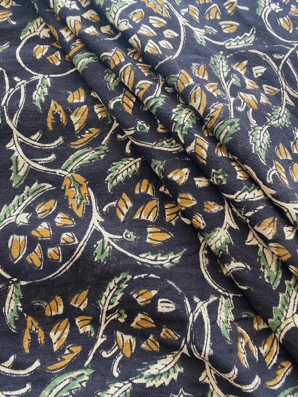 Luz Block Printed Linen Fabric